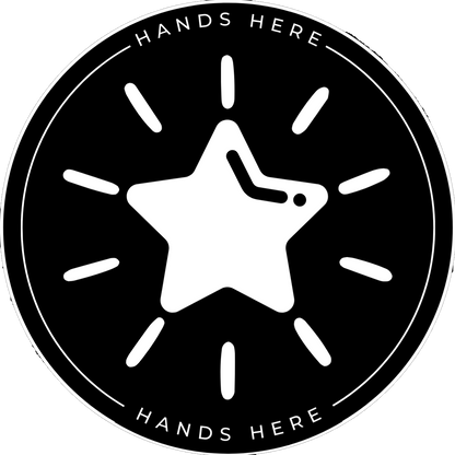 Star Decal - B - Hands Here