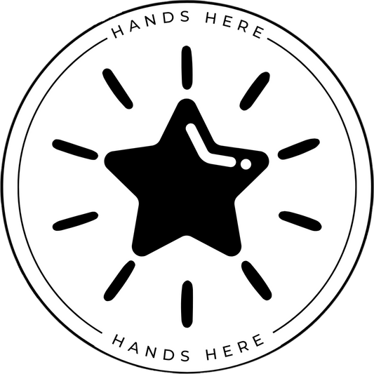 Star Decal - B - Hands Here