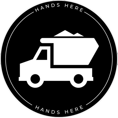 Truck Decal - A - Hands Here