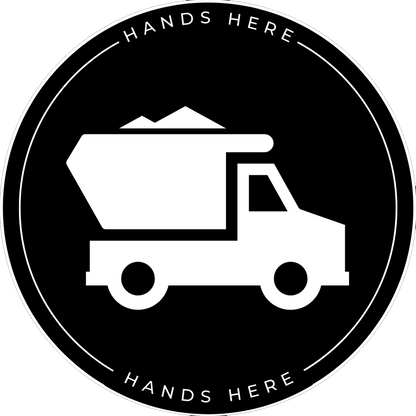 Truck Decal - B - Hands Here