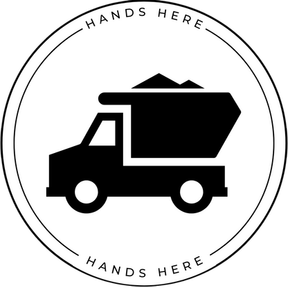 Truck Decal - A - Hands Here