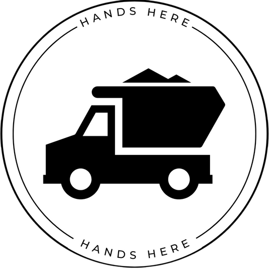 Truck Decal - A - Hands Here