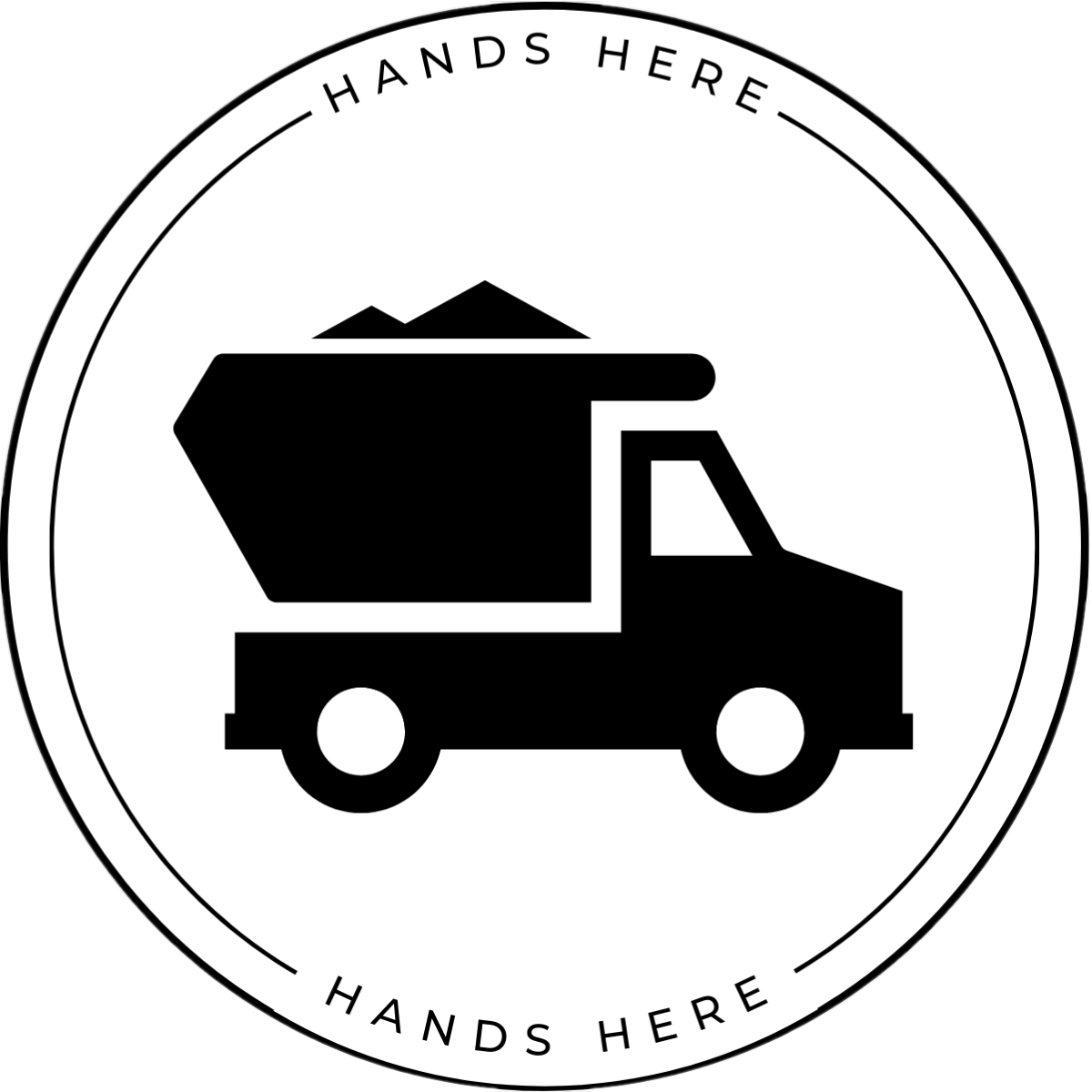 Truck Decal - B - Hands Here