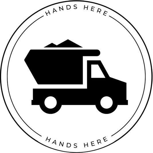 Truck Decal - B - Hands Here