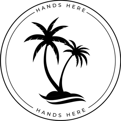 Palms Decal - A - Hands Here